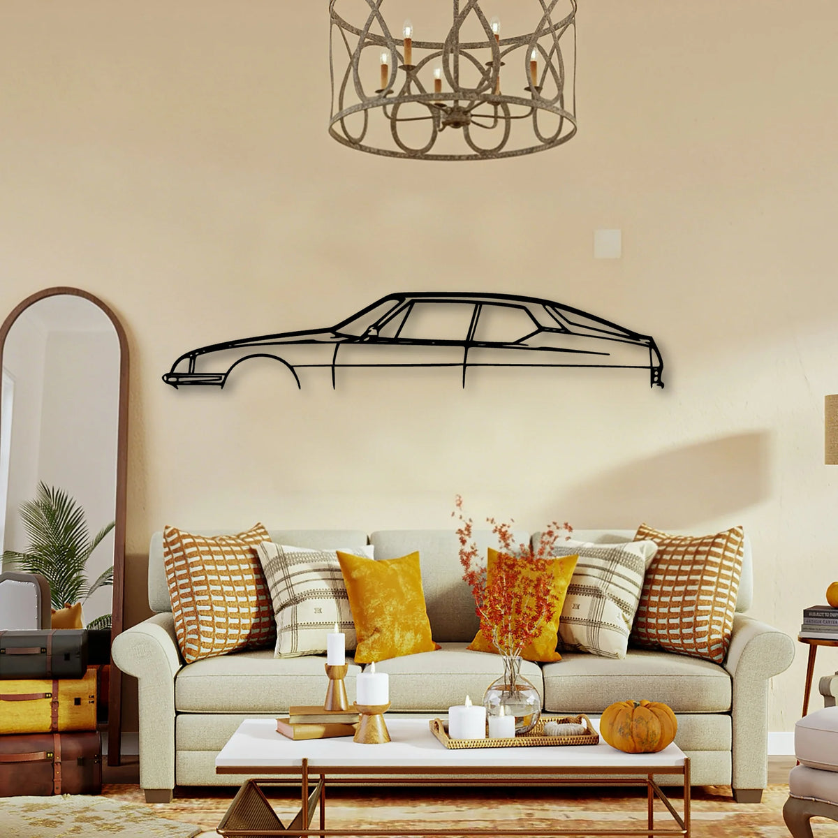 SM 1973 Classic Silhouette Metal Wall Art - Tinvibe
