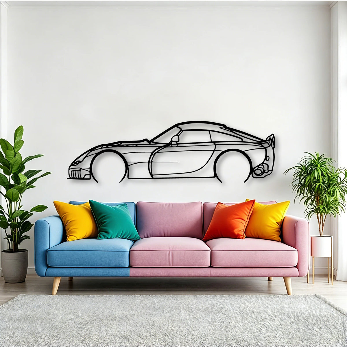 Sagaris 2005 Classic Silhouette Metal Wall Art - Tinvibe