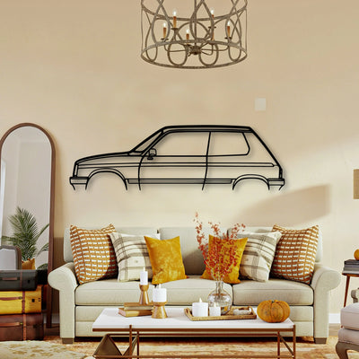Samba 1982 Classic Silhouette Metal Wall Art - Tinvibe
