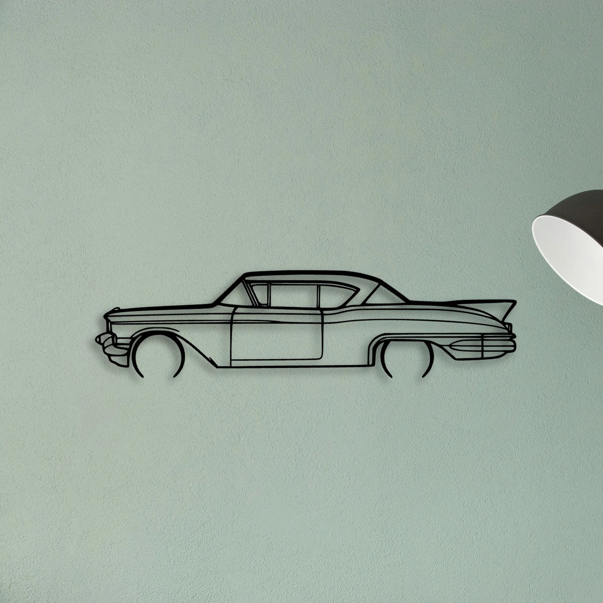 SEV 1957 Classic Silhouette Metal Wall Art - Tinvibe