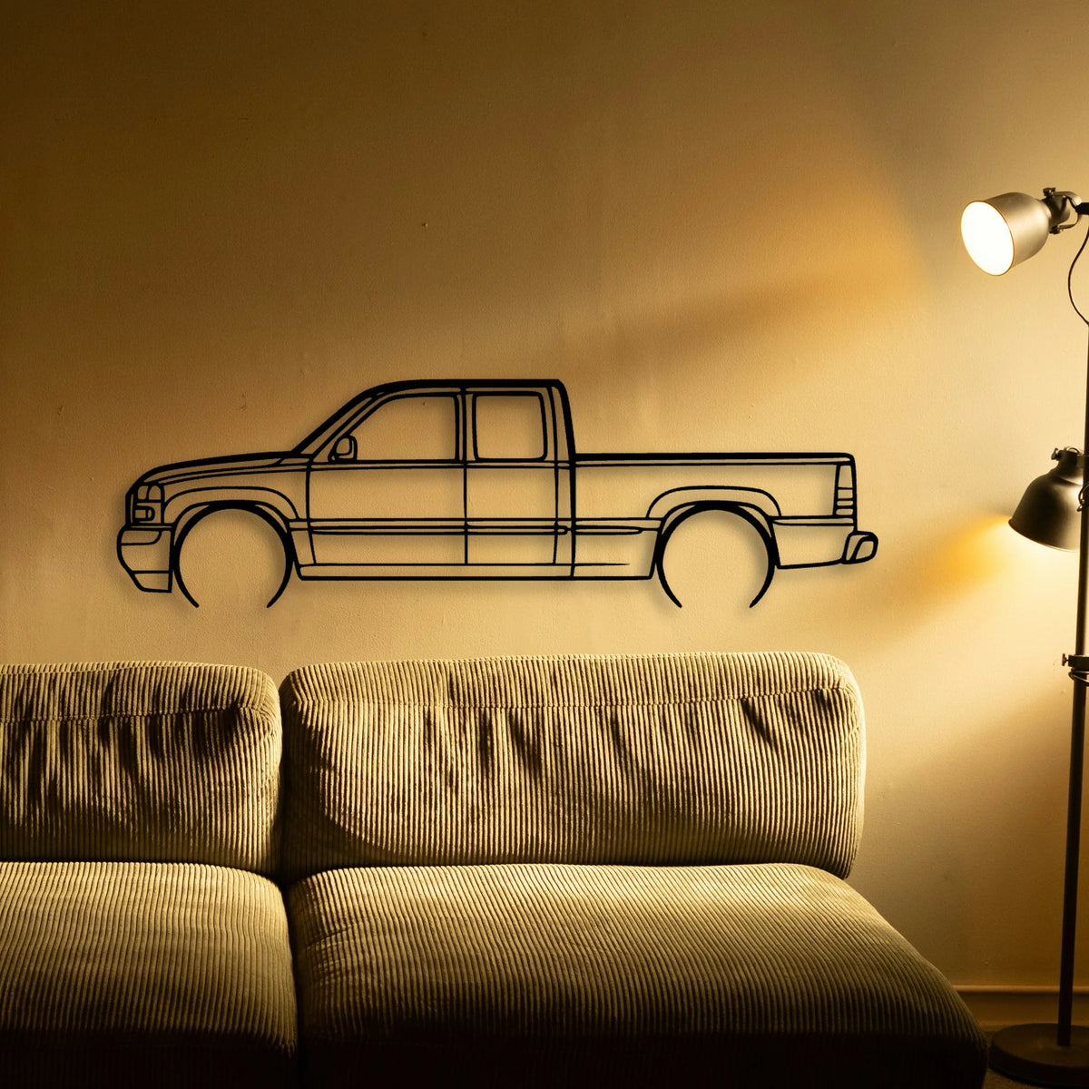 Sierra Classic Silhouette Metal Wall Art - Tinvibe