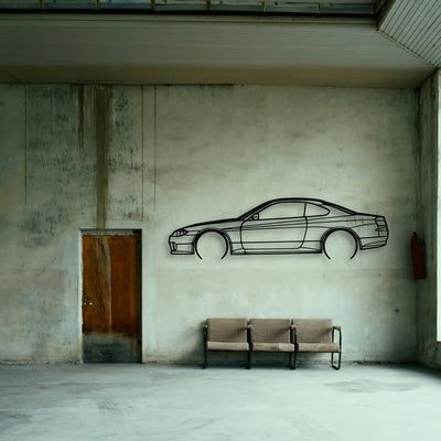 Silvia S15 3 Classic Silhouette Metal Wall Art - Tinvibe