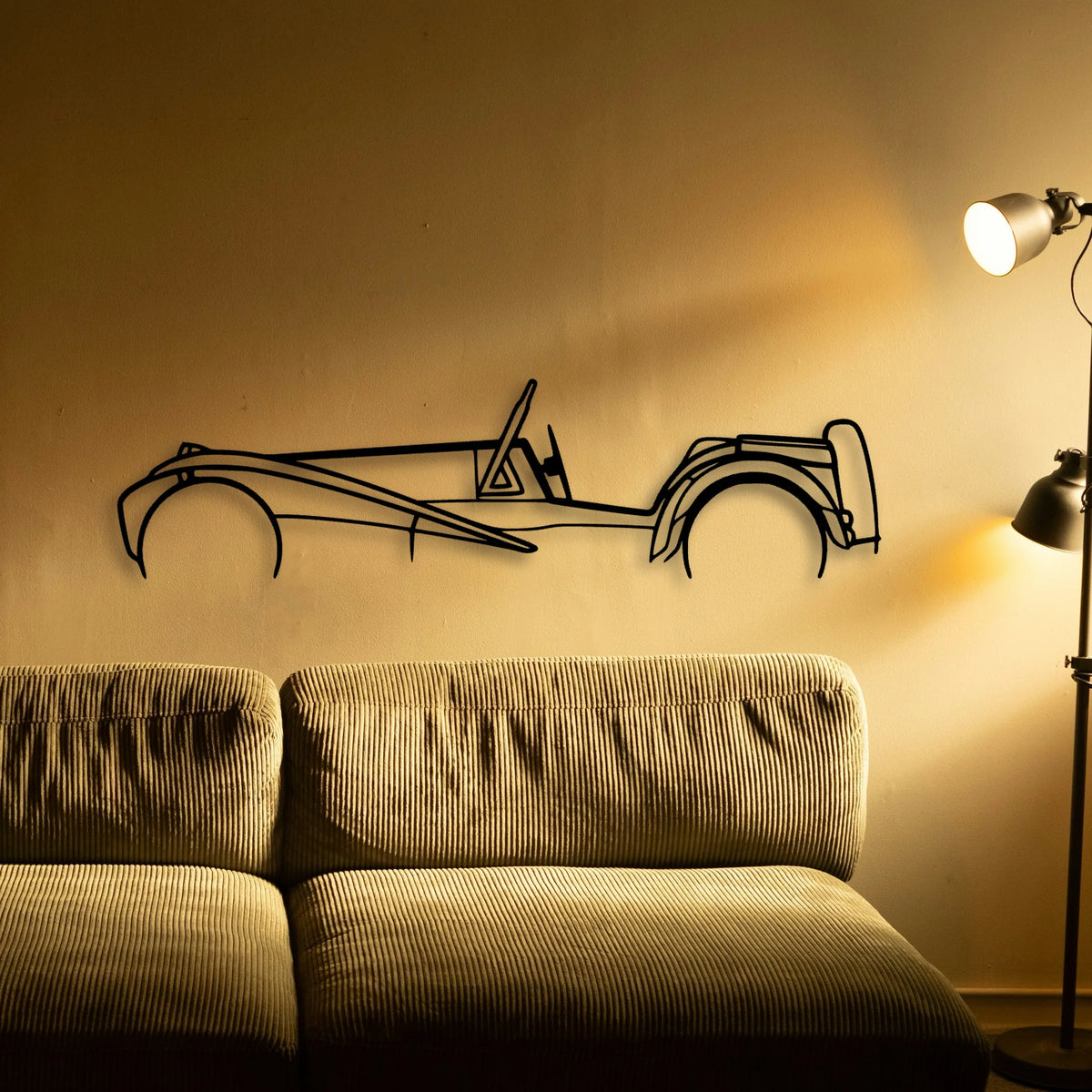 Super Seven Classic Silhouette Metal Wall Art - Tinvibe