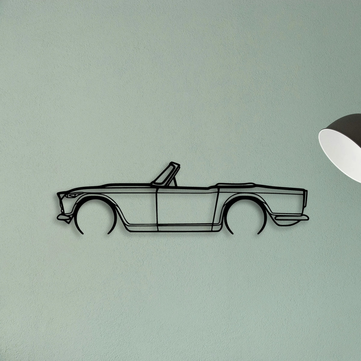 TR4A IRS 2 Classic Silhouette Metal Wall Art - Tinvibe
