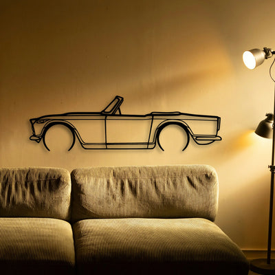 TR4A IRS 2 Classic Silhouette Metal Wall Art - Tinvibe