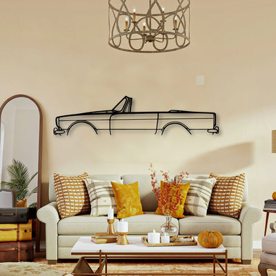 Tiger MK1A 1965 Classic Silhouette Metal Wall Art - Tinvibe