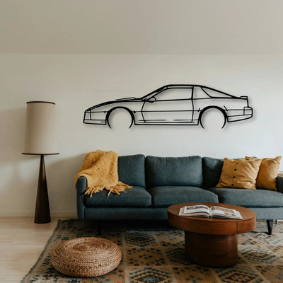 Trans AM 1983 Classic Silhouette Metal Wall Art - Tinvibe
