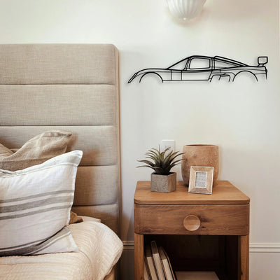 Ultima GTR 2004 Classic Silhouette Metal Wall Art - Tinvibe
