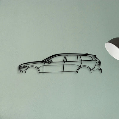 V60 2023 Classic Silhouette Metal Wall Art - Tinvibe