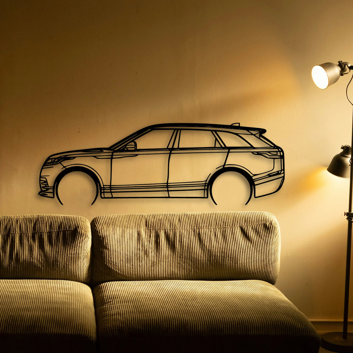 Velar 2020 Classic Silhouette Metal Wall Art - Tinvibe