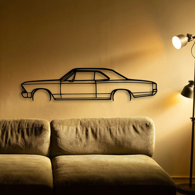 Velle SS 1966 Classic Silhouette Metal Wall Art - Tinvibe