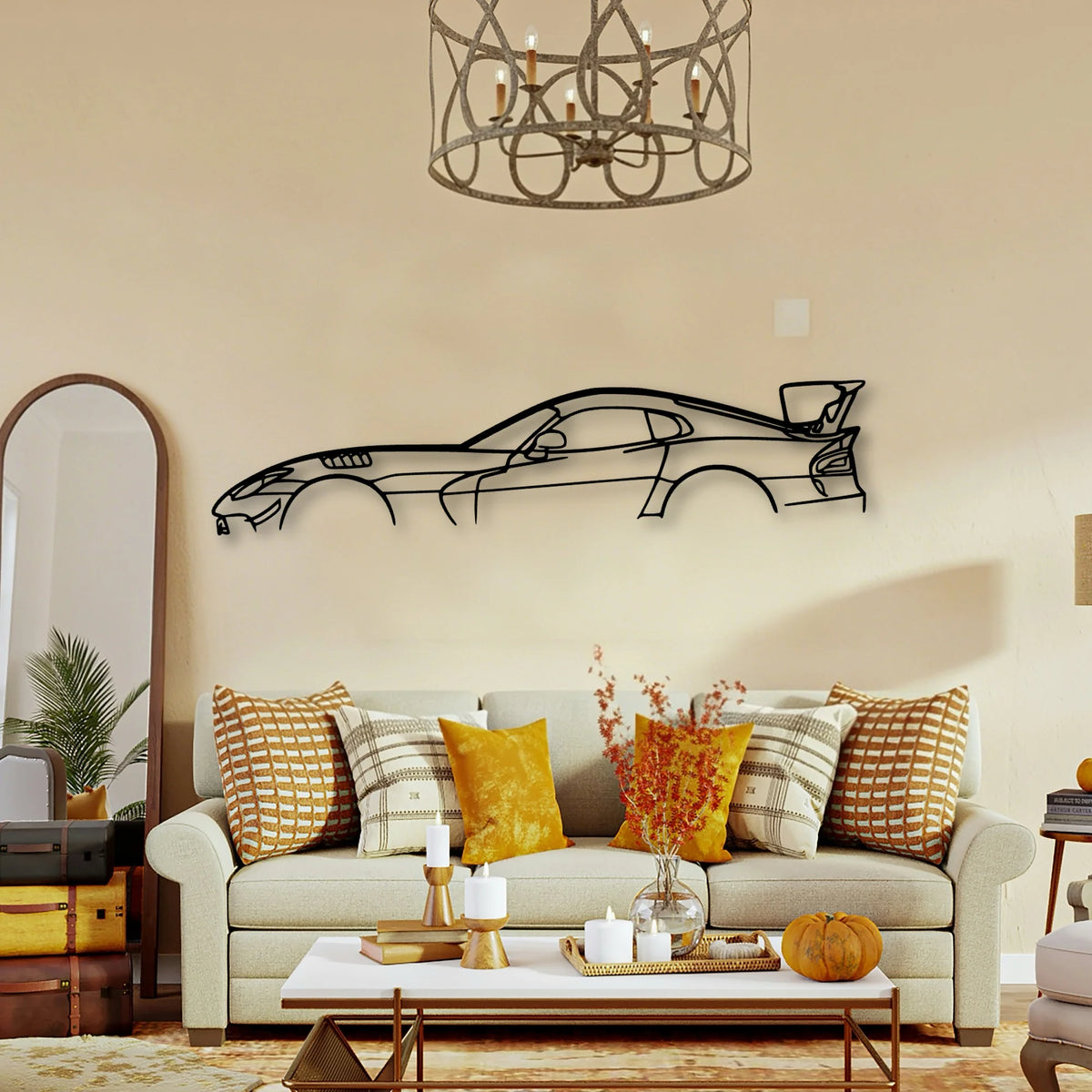 Viper ACR GEN 5 Classic Silhouette Metal Wall Art - Tinvibe