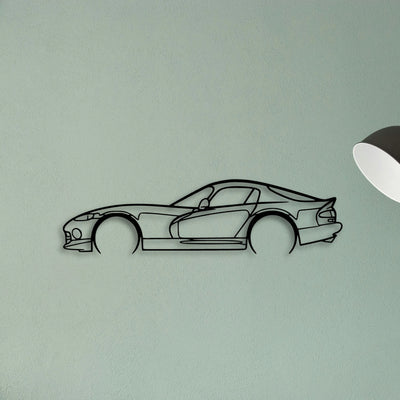Viper ACR SR II 2002 Classic Silhouette Metal Wall Art - Tinvibe