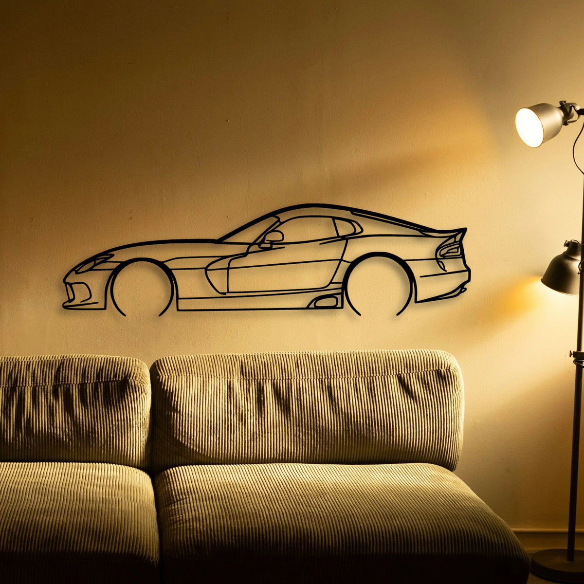 Viper GEN 5 Classic Silhouette Metal Wall Art - Tinvibe