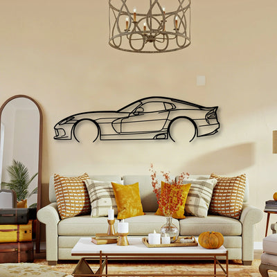 Viper GEN 5 Classic Silhouette Metal Wall Art - Tinvibe