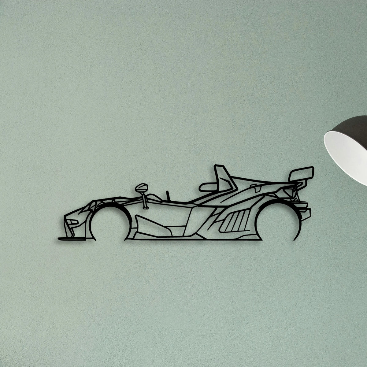 X BOW Classic Silhouette Metal Wall Art - Tinvibe