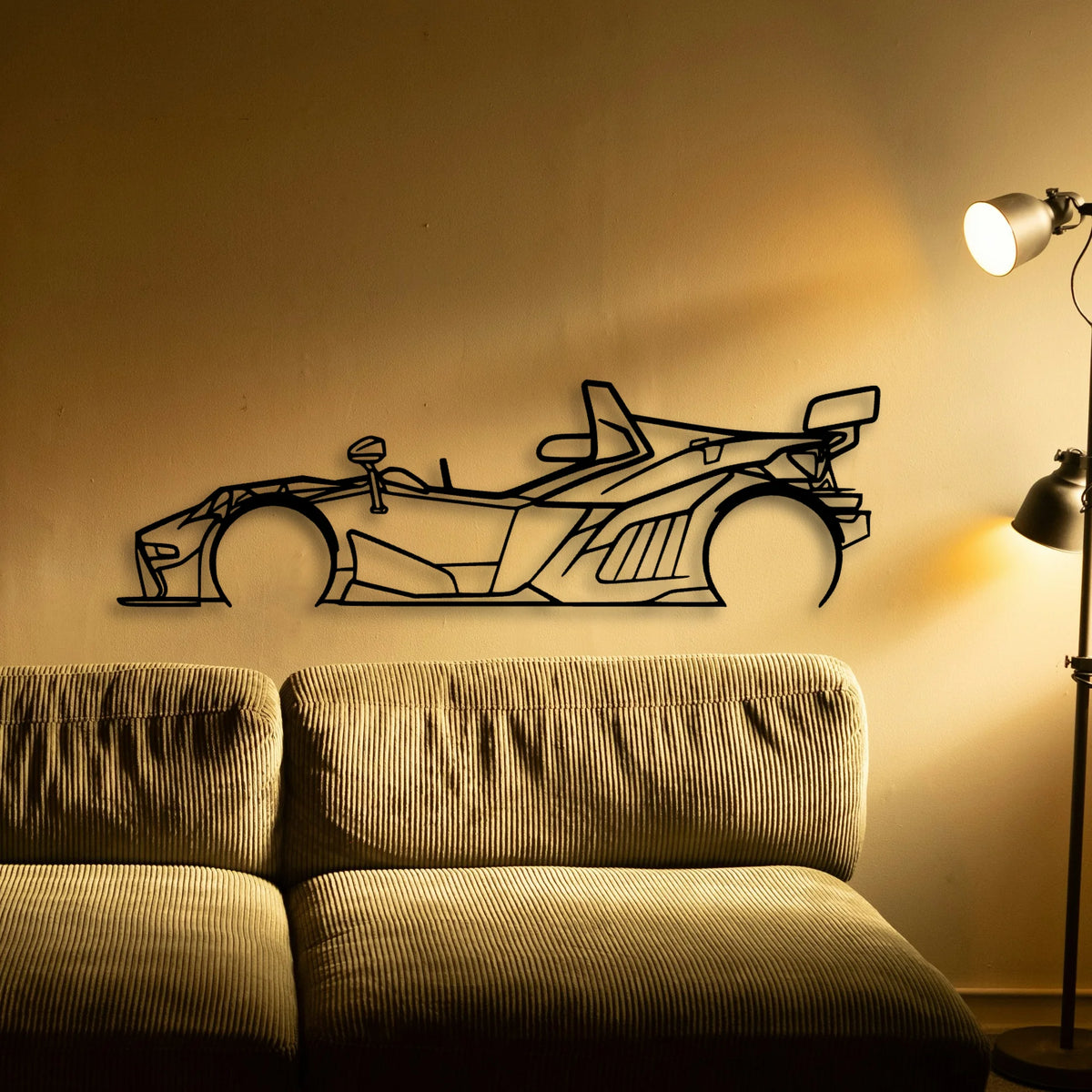 X BOW Classic Silhouette Metal Wall Art - Tinvibe