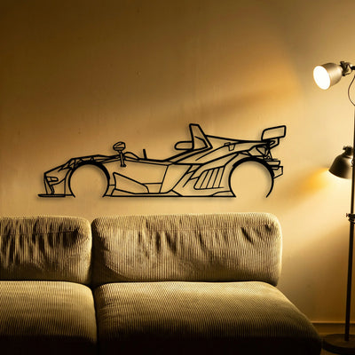 X BOW Classic Silhouette Metal Wall Art - Tinvibe