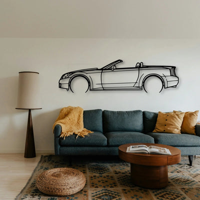 X V 2006 Classic Silhouette Metal Wall Art - Tinvibe
