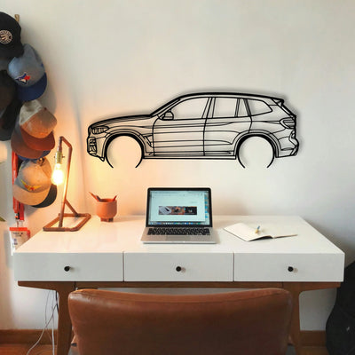 X3 M40I Classic Silhouette Metal Wall Art - Tinvibe