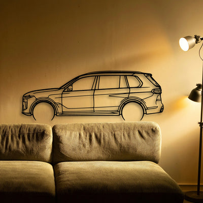 X7 2023 Classic Silhouette Metal Wall Art - Tinvibe