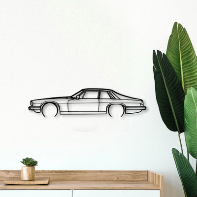 XJS 2 Classic Silhouette Metal Wall Art - Tinvibe