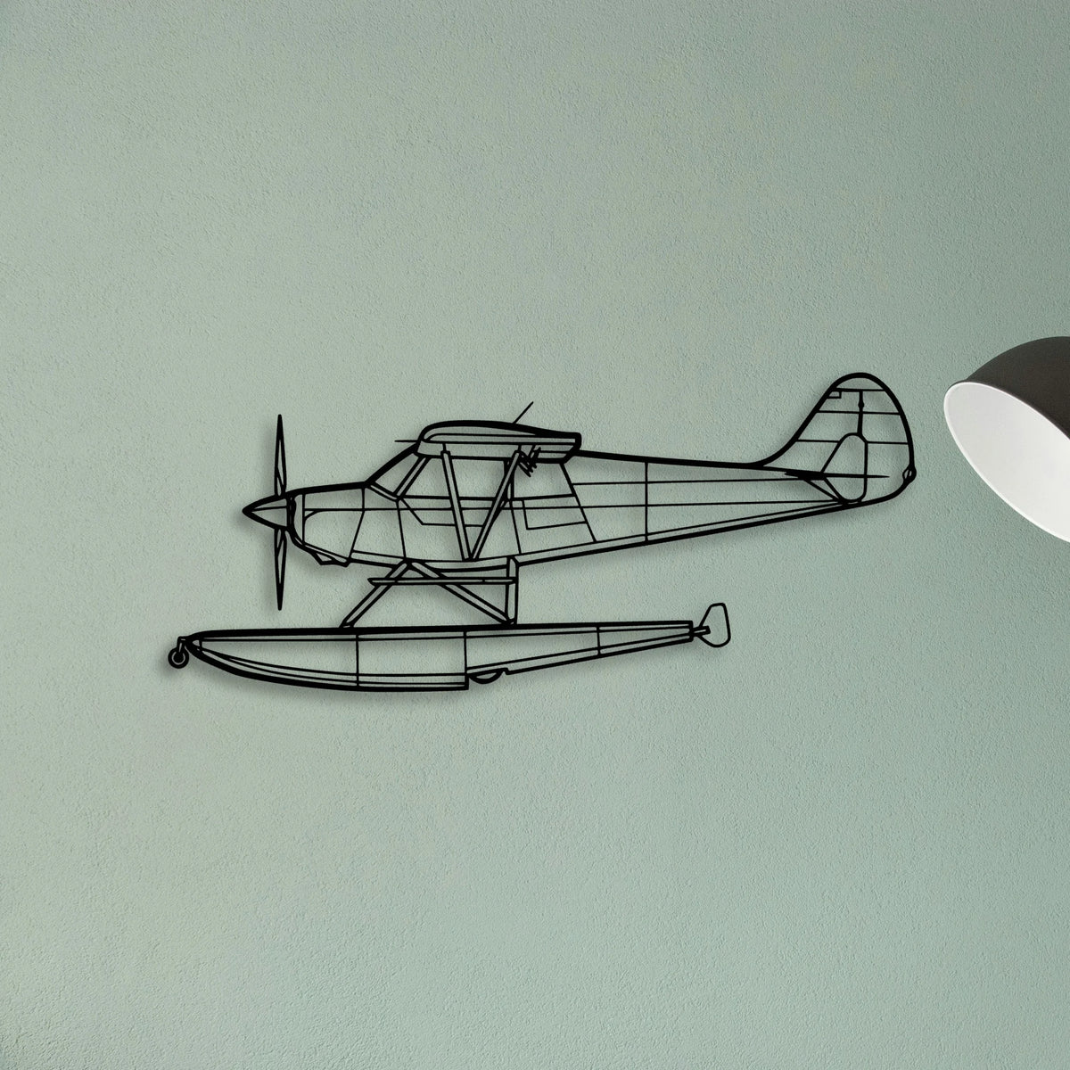 A 1B 1999 Classic Aircraft Silhouette Metal Wall Art - Tinvibe