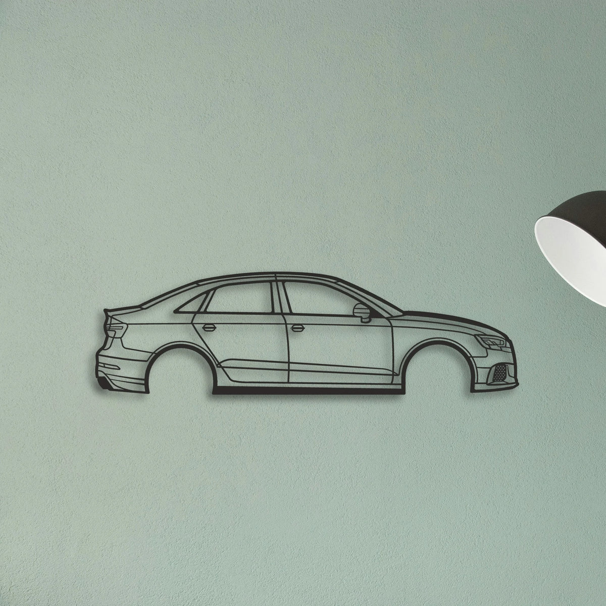 A RS3 Classic Silhouette Metal Wall Art - Tinvibe