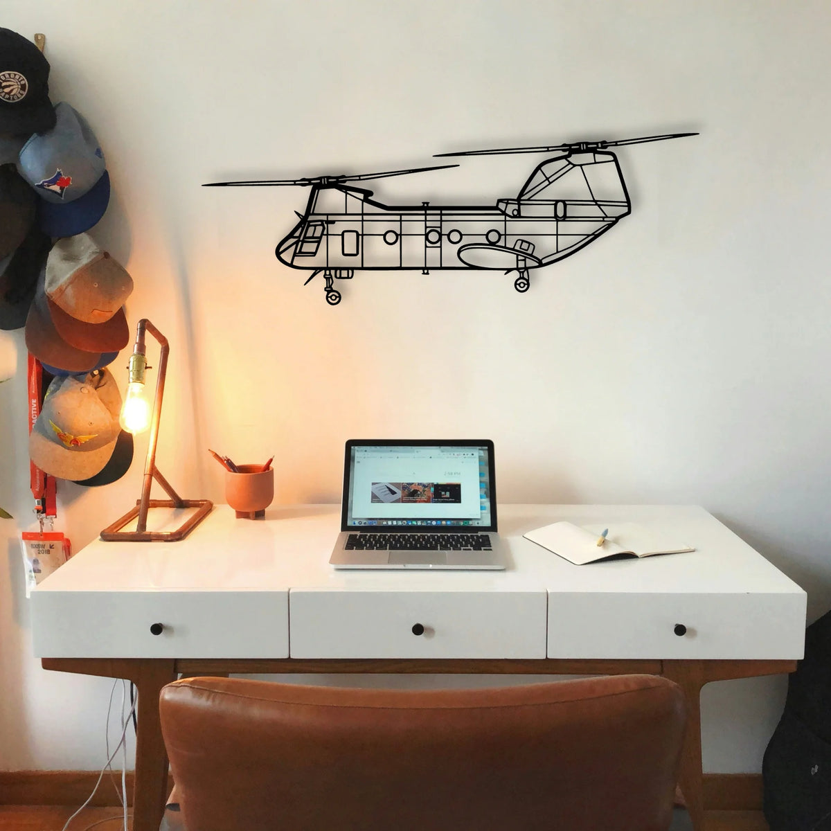 A Star Ba 2 Classic Aircraft Silhouette Metal Wall Art - Tinvibe