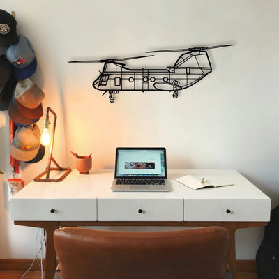 A Star Ba 2 Classic Aircraft Silhouette Metal Wall Art - Tinvibe