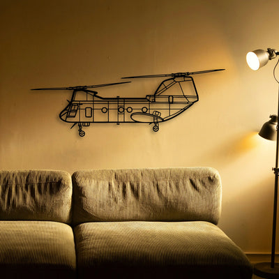 A Star Ba 2 Classic Aircraft Silhouette Metal Wall Art - Tinvibe
