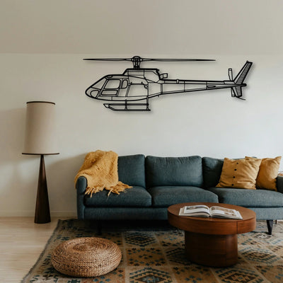 A Star Ba Classic Aircraft Silhouette Metal Wall Art - Tinvibe