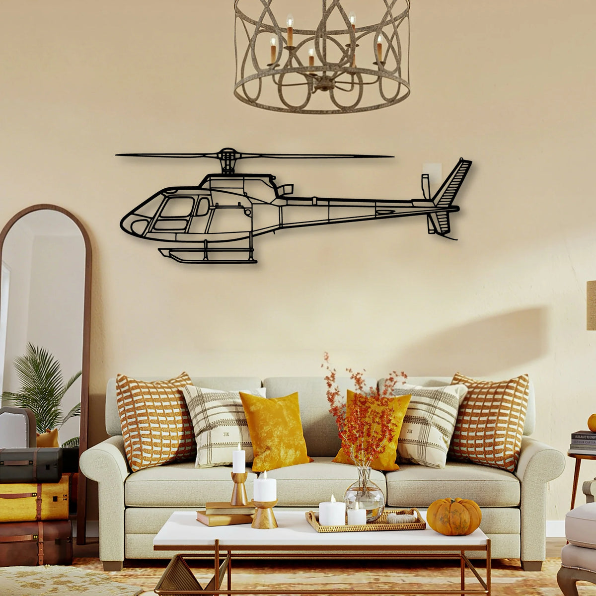 A Star Ba Classic Aircraft Silhouette Metal Wall Art - Tinvibe