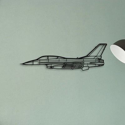 A185F Float Classic Aircraft Silhouette Metal Wall Art - Tinvibe