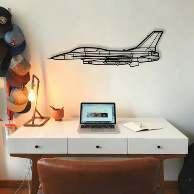 A185F Float Classic Aircraft Silhouette Metal Wall Art - Tinvibe