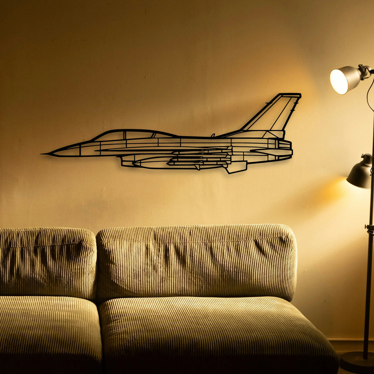 A185F Float Classic Aircraft Silhouette Metal Wall Art - Tinvibe