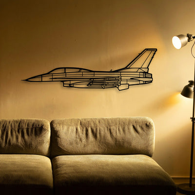 A185F Float Classic Aircraft Silhouette Metal Wall Art - Tinvibe