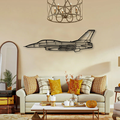 A185F Float Classic Aircraft Silhouette Metal Wall Art - Tinvibe