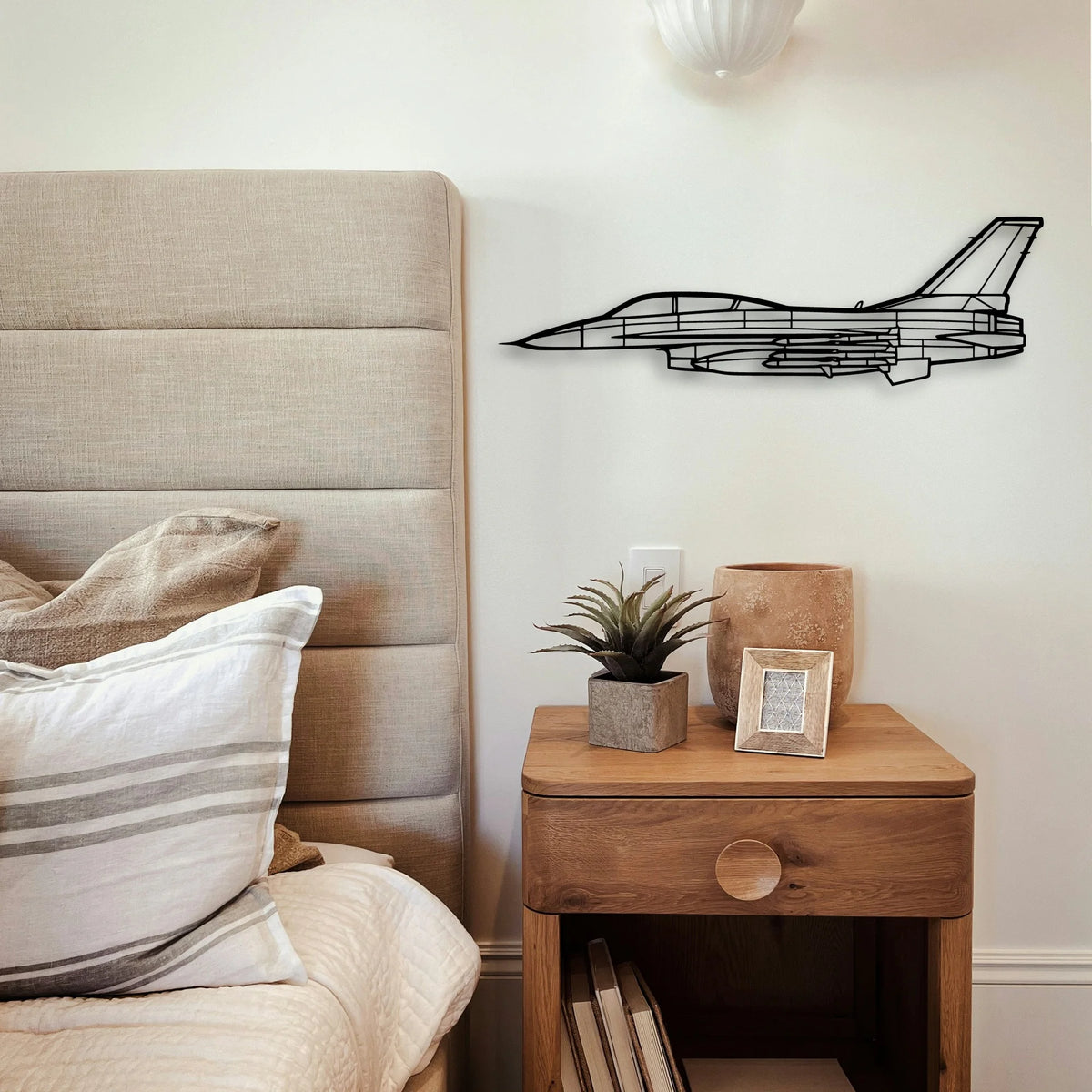 A185F Float Classic Aircraft Silhouette Metal Wall Art - Tinvibe