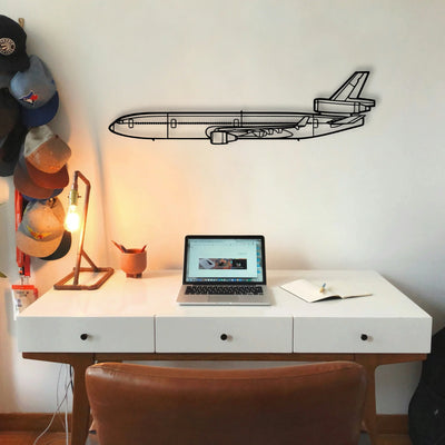 A23 24 Musketeer Classic Aircraft Silhouette Metal Wall Art - Tinvibe