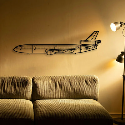 A23 24 Musketeer Classic Aircraft Silhouette Metal Wall Art - Tinvibe