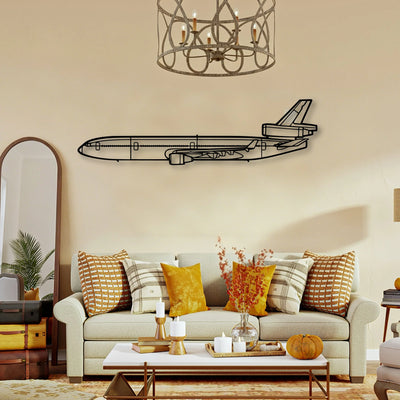 A23 24 Musketeer Classic Aircraft Silhouette Metal Wall Art - Tinvibe