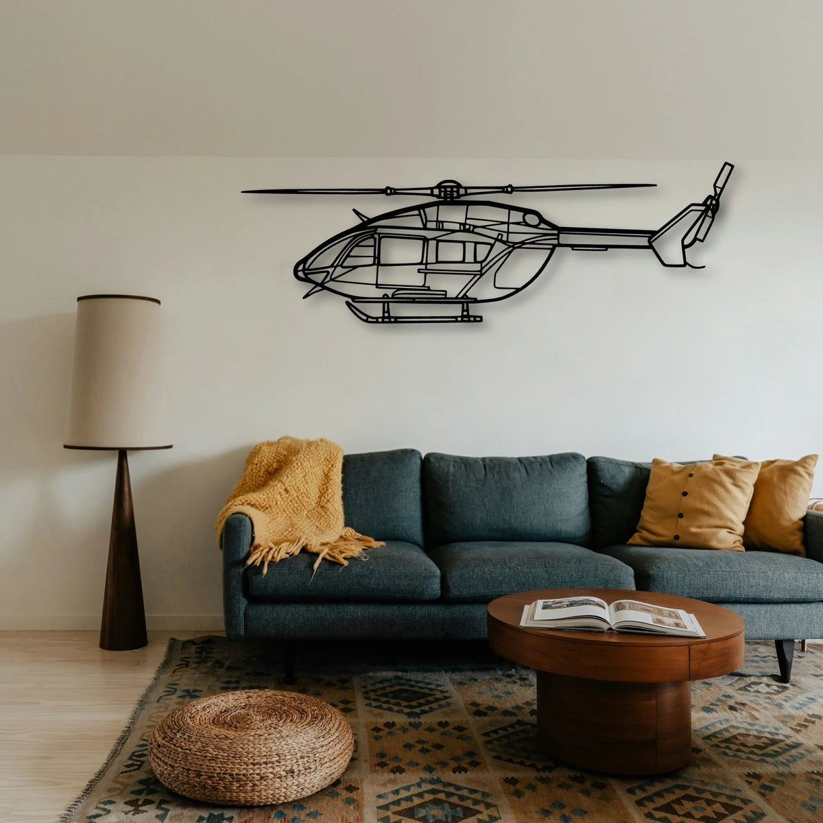 A300 600F Classic Aircraft Silhouette Metal Wall Art - Tinvibe