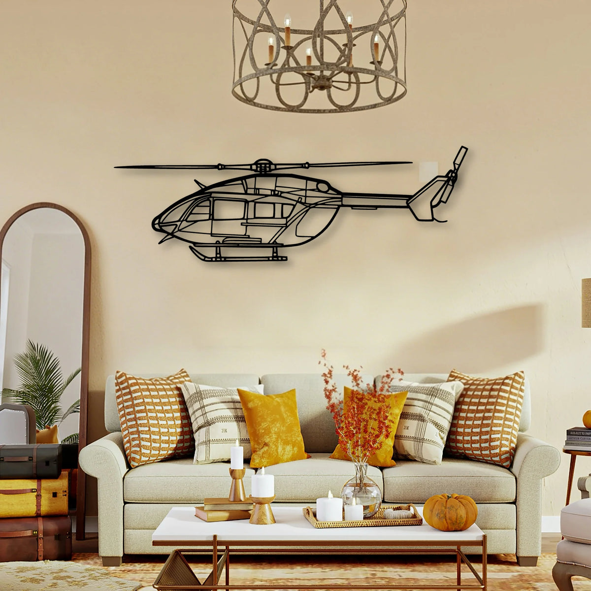 A300 600F Classic Aircraft Silhouette Metal Wall Art - Tinvibe