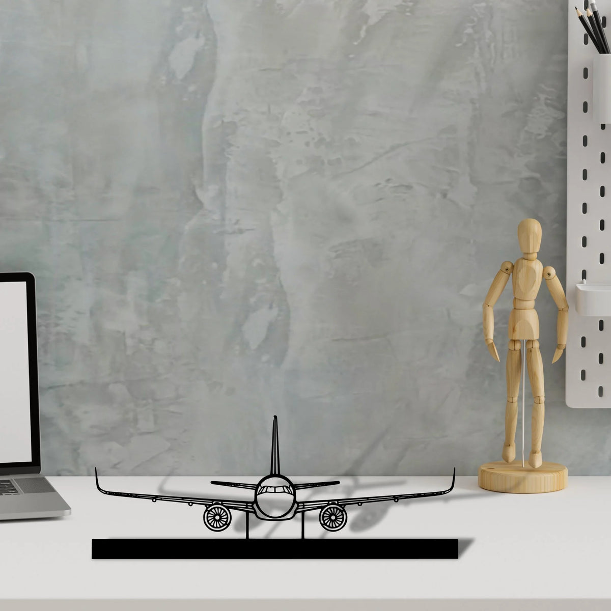 a321-2 Silhouette Metal Art Stand - Tinvibe