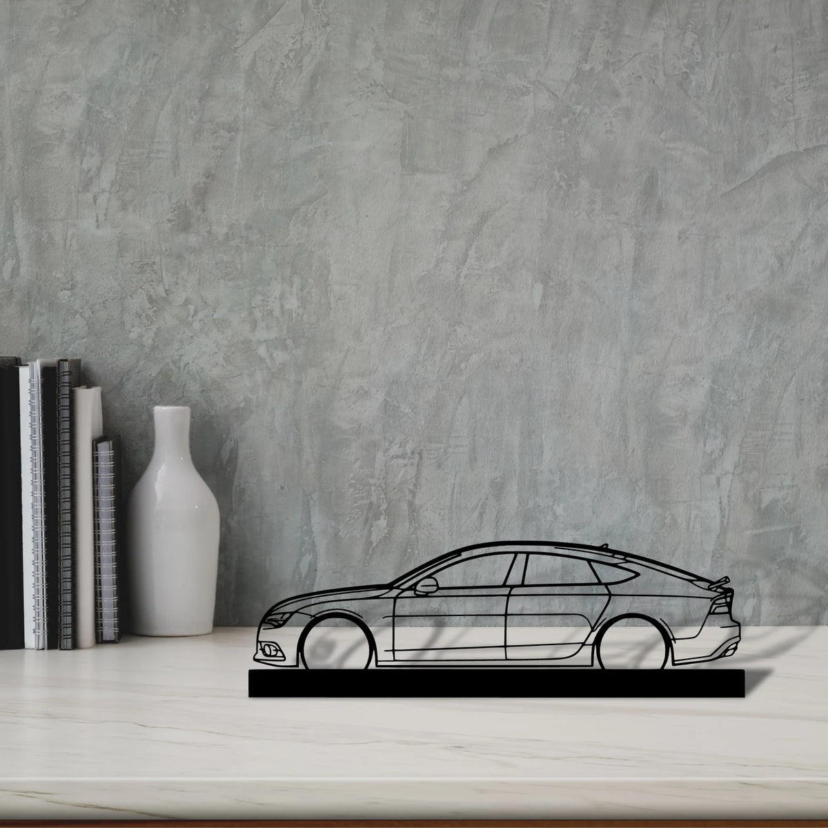 a7-sportback-mk1 Silhouette Metal Art Stand - Tinvibe