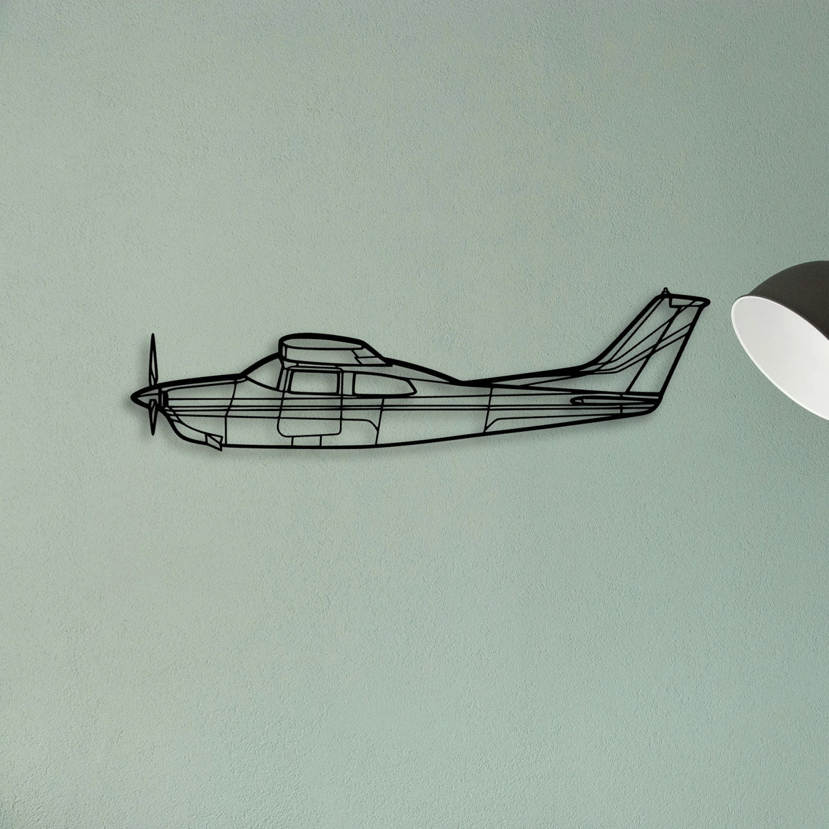 AC 130J Ghostrider 3 Classic Aircraft Silhouette Metal Wall Art - Tinvibe