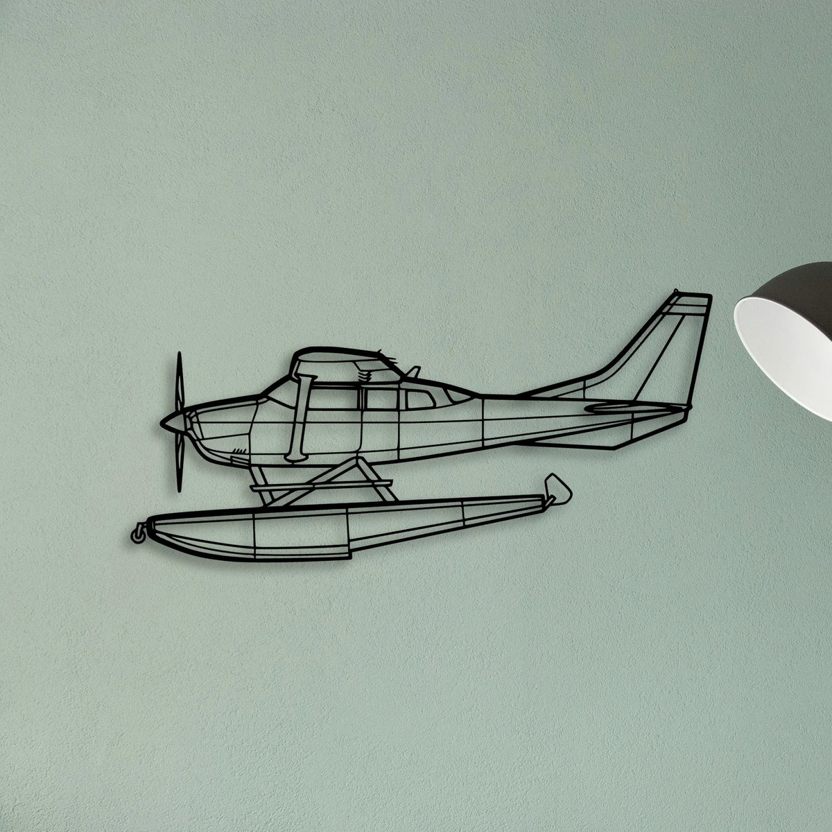 Aerostar 601P Classic Aircraft Silhouette Metal Wall Art - Tinvibe