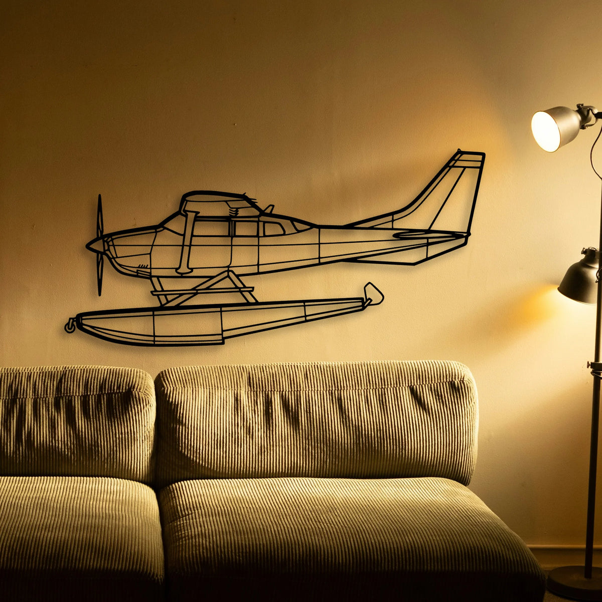 Aerostar 601P Classic Aircraft Silhouette Metal Wall Art - Tinvibe