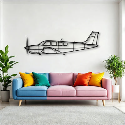 Ah 64D Apache 3 Classic Aircraft Silhouette Metal Wall Art - Tinvibe